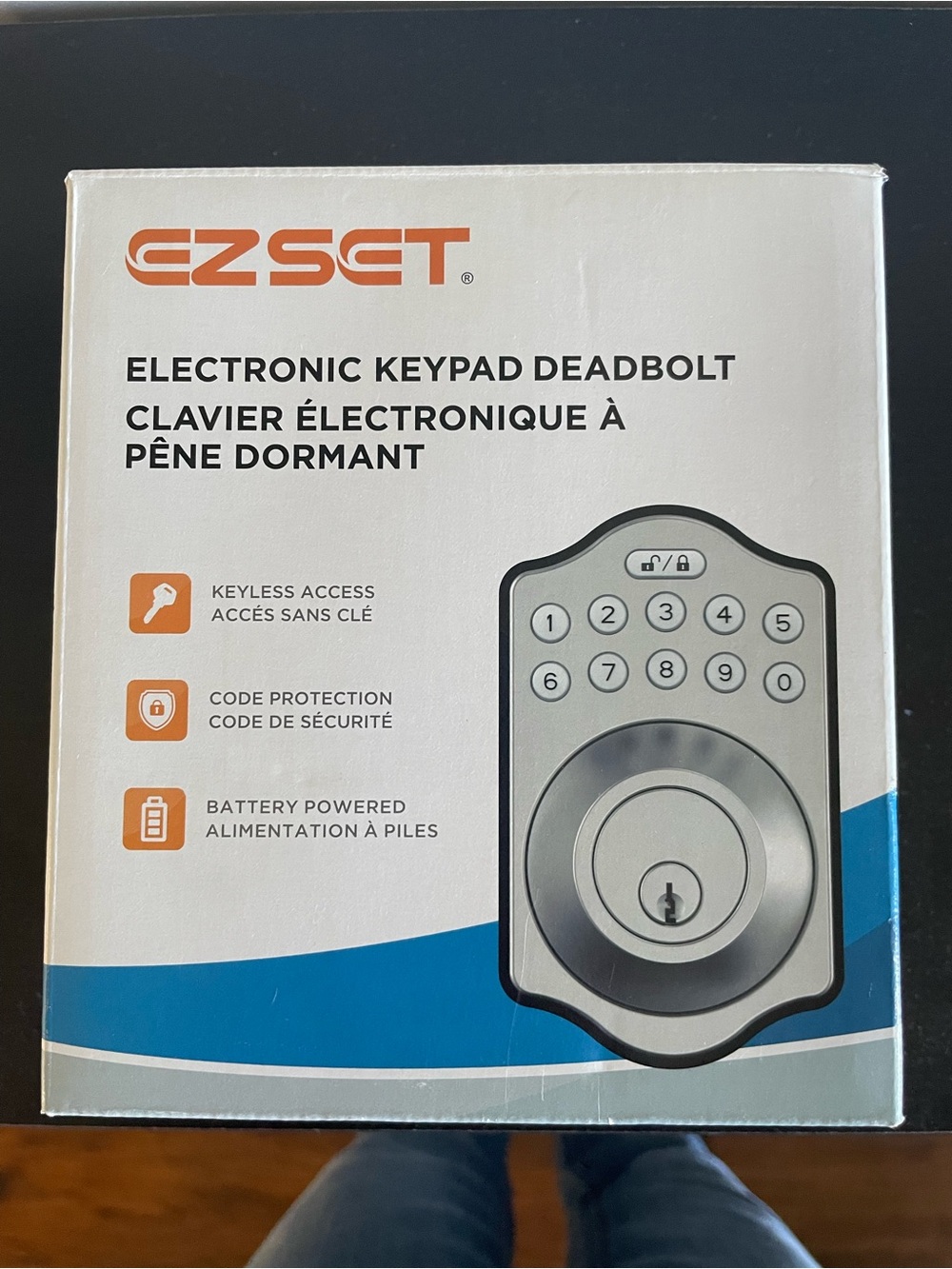 EZ Set Electronic Keypad Deadbolt